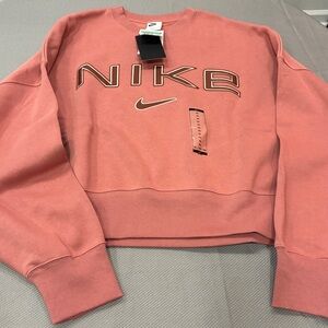 Nike Rose Pink Logo Sweatshirt